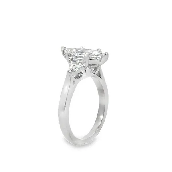Marquise Three Stone Engagement Ring