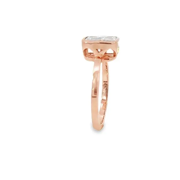 Cushion Bezel Engagement Ring