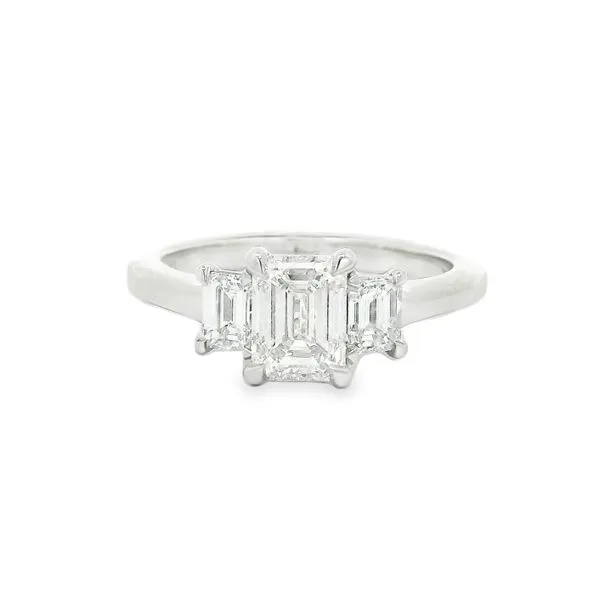 Platinum 3-Stone Engagement Ring
