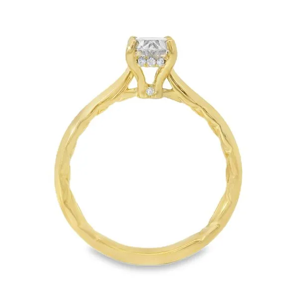 Yellow Gold Oval Engagement Ring