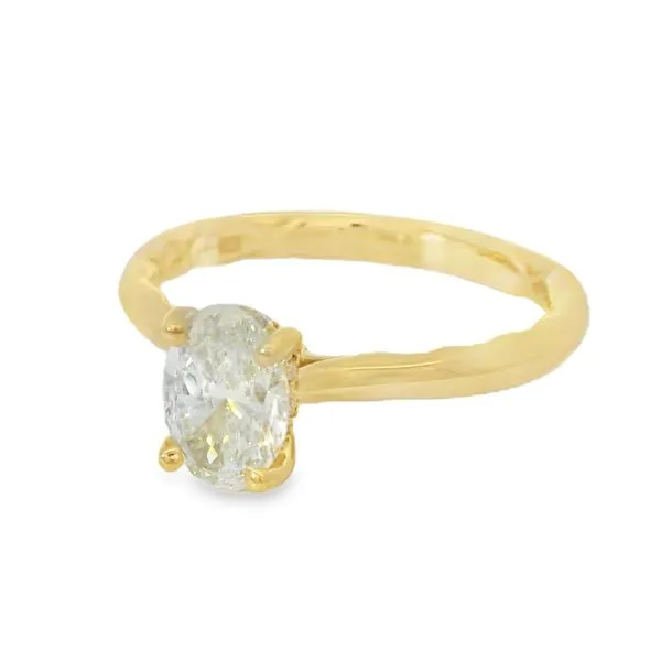 Yellow Gold Oval Engagement Ring