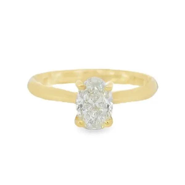 Yellow Gold Oval Engagement Ring