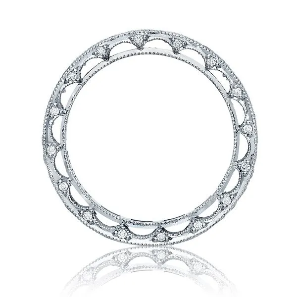 Reverse Crescent Wedding Band thumb image 2