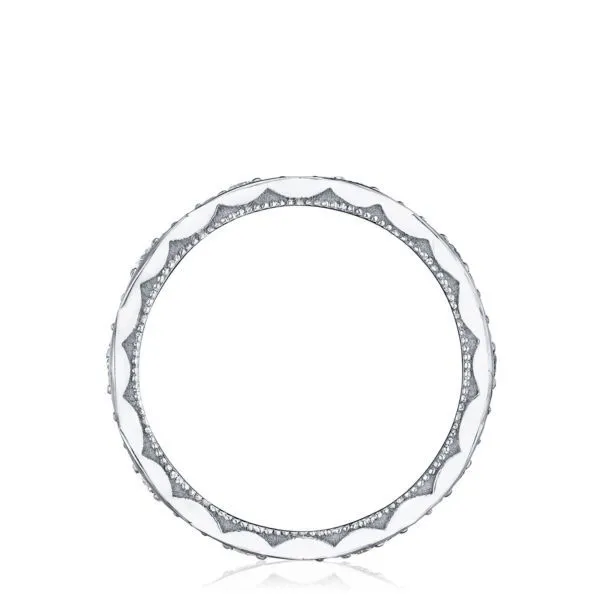 Sculpted Crescent Wedding Band thumb image 2