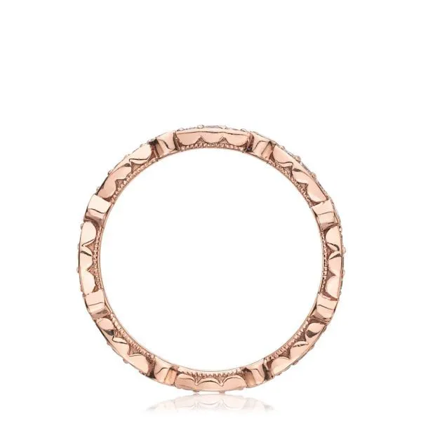 Sculpted Crescent Wedding Band thumb image 2