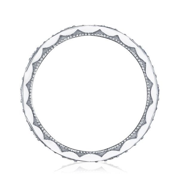 Sculpted Crescent Wedding Band Image 2 Baxter's Fine Jewelry Warwick, RI