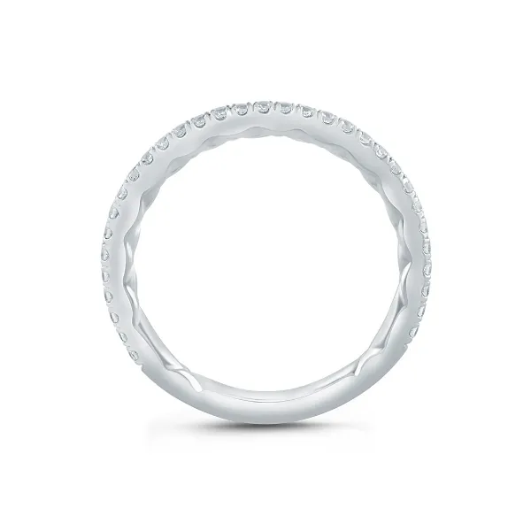 A.Jaffe Classic Quilted Wedding Band thumb image 3
