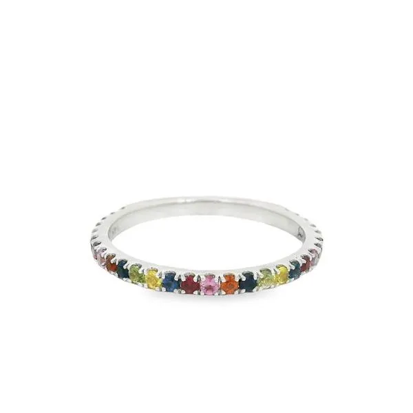 Rainbow Sapphire Eternity Band Baxter's Fine Jewelry Warwick, RI
