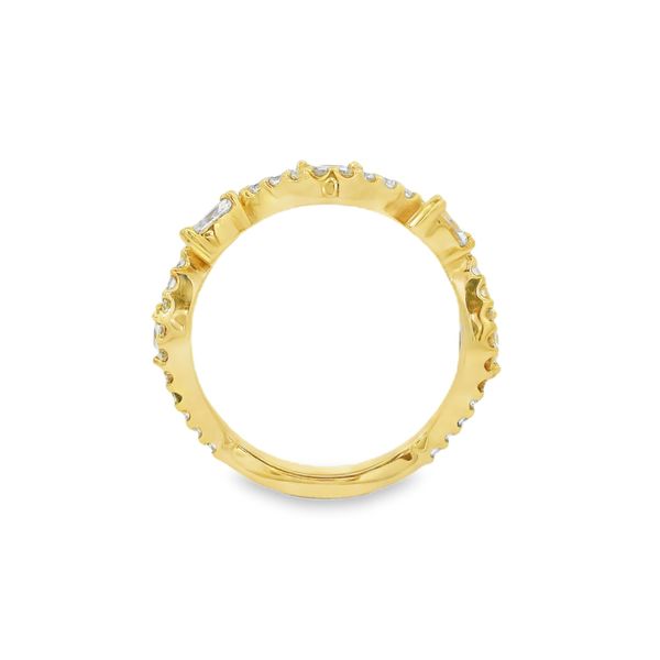 Floral Diamond Band Image 3 Baxter's Fine Jewelry Warwick, RI