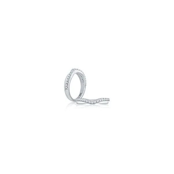 A.Jaffe Curved Diamond Band thumb image 1