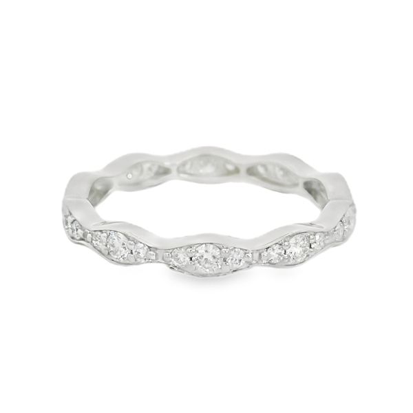 Scalloped Diamond Band Baxter's Fine Jewelry Warwick, RI