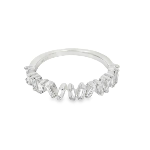 Baugette Diamond Band Image 2 Baxter's Fine Jewelry Warwick, RI