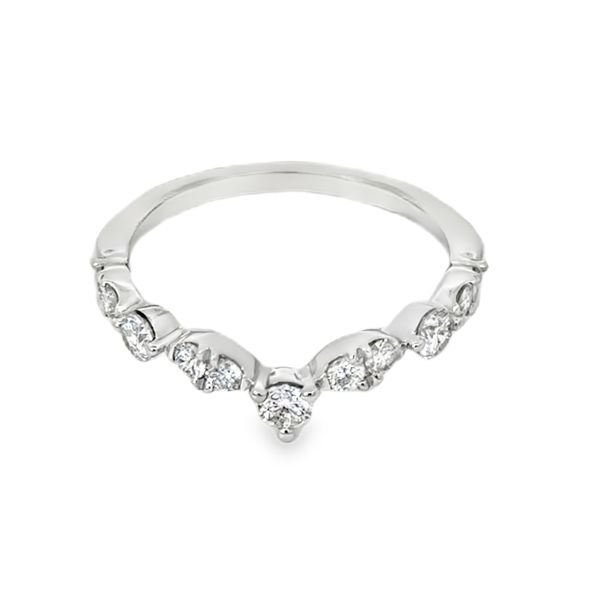 Curved Diamond Band Image 3 Baxter's Fine Jewelry Warwick, RI