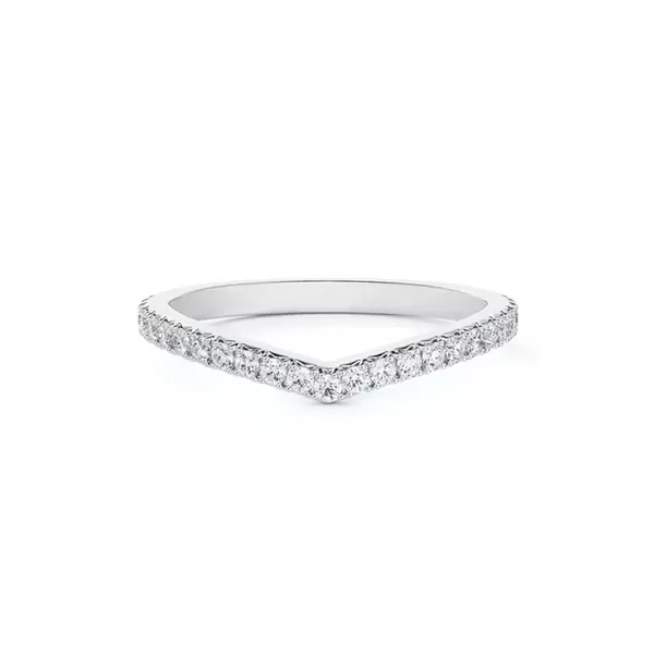 Curved French Pavé Band Baxter's Fine Jewelry Warwick, RI