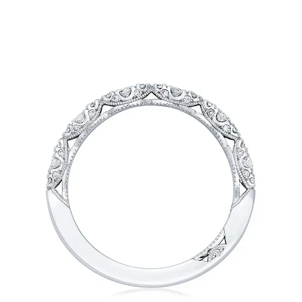 Marquise Shape Design Detail Wedding Band