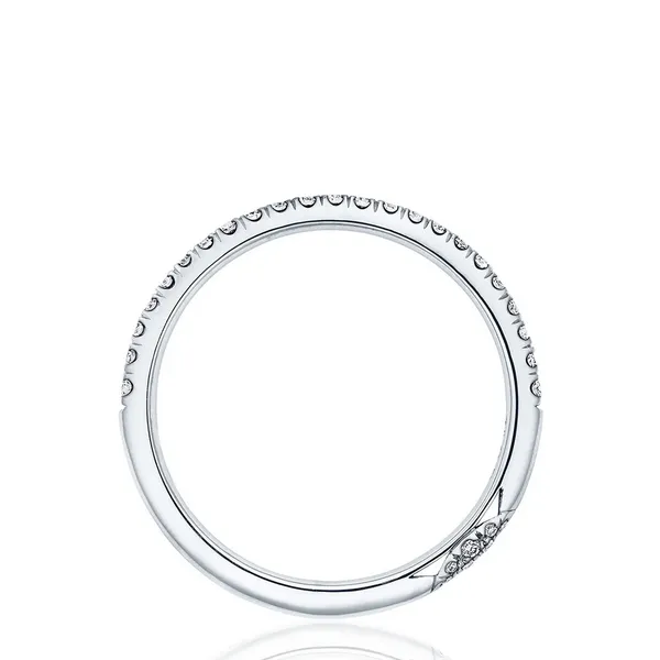 Pavé Diamond Wedding Band Image 2 Baxter's Fine Jewelry Warwick, RI