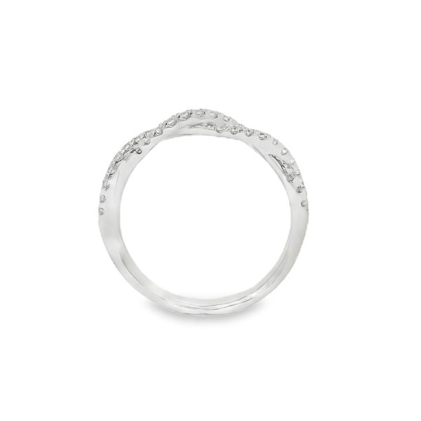 Twisted Diamond Band Image 3 Baxter's Fine Jewelry Warwick, RI