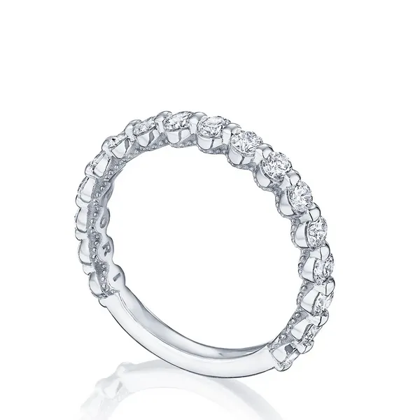 18k Two-Prong Diamond Band thumb image 2