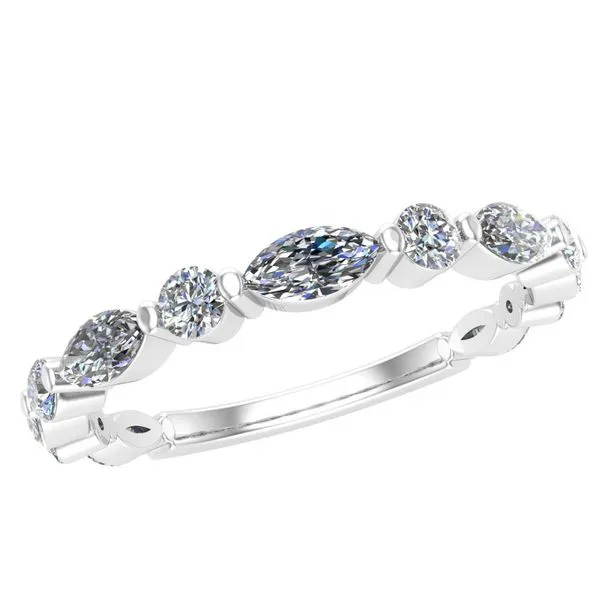 Fancy Diamond Wedding Band Baxter's Fine Jewelry Warwick, RI