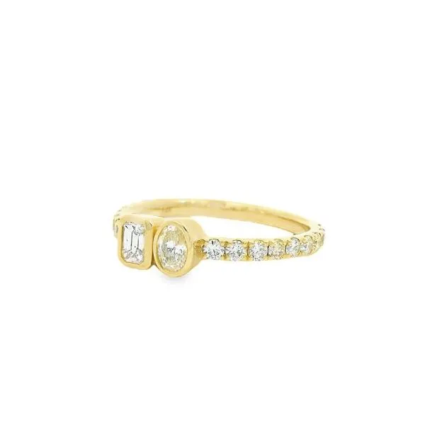 Diamond Two Stone Ring Image 3 Baxter's Fine Jewelry Warwick, RI