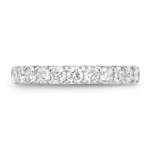 Platinum 11 Stone Odessa Band Image 2 Baxter's Fine Jewelry Warwick, RI