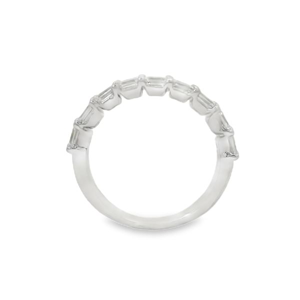 Double Row Emerald Cut Band Image 4 Baxter's Fine Jewelry Warwick, RI