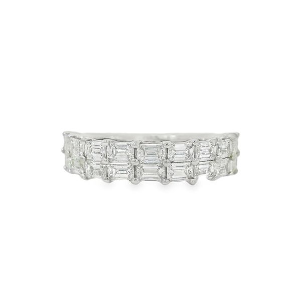 Double Row Emerald Cut Band Baxter's Fine Jewelry Warwick, RI