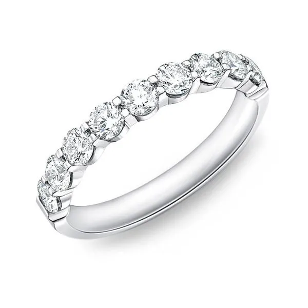 Platinum Petite Prong Band