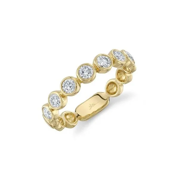 Round Bezel Diamond Band