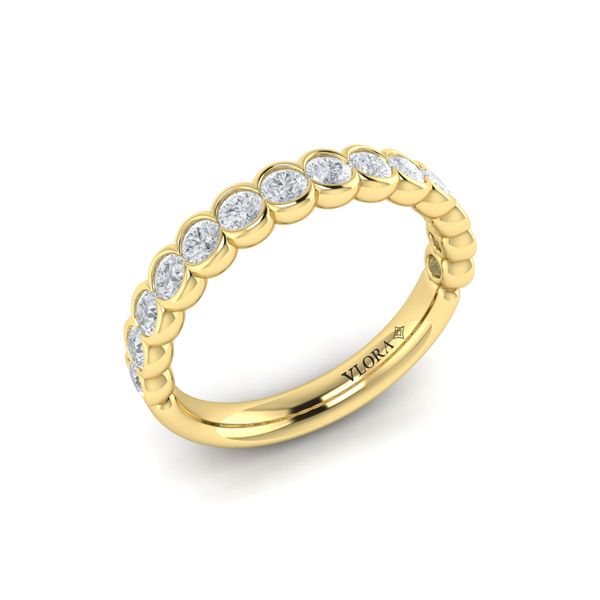 Diamond Half Bezel Band Baxter's Fine Jewelry Warwick, RI