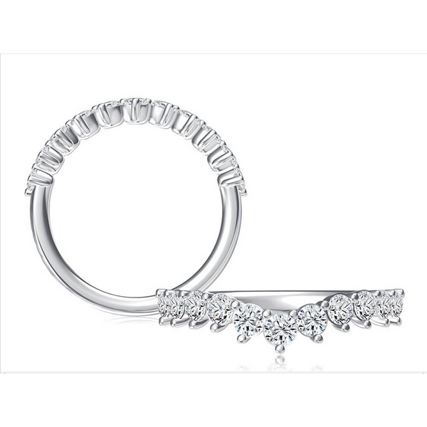 Curved Diamond Band Baxter's Fine Jewelry Warwick, RI