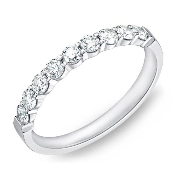Plat Petite Prong 9-Stone Band Baxter's Fine Jewelry Warwick, RI