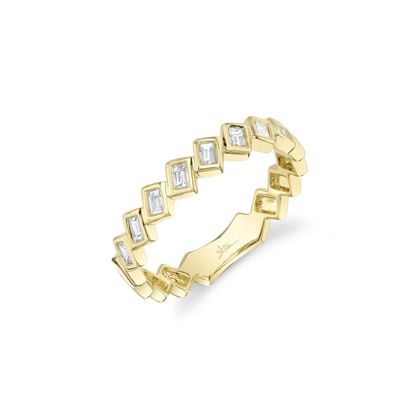 Diamond Baguette Bezel Band Baxter's Fine Jewelry Warwick, RI
