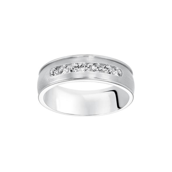 Mens Diamond Wedding Band Image 2 Baxter's Fine Jewelry Warwick, RI