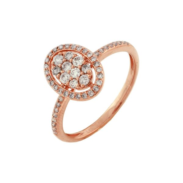 Rose Gold Cluster Ring Baxter's Fine Jewelry Warwick, RI