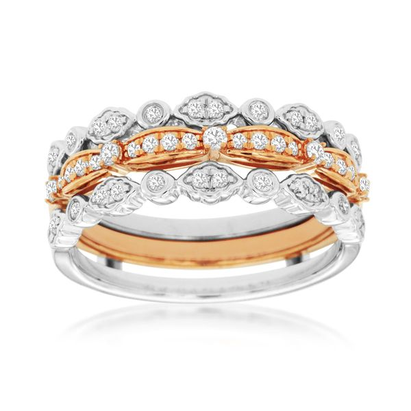 Two Tone Diamond Insert Complete Ring Baxter's Fine Jewelry Warwick, RI