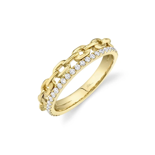 Diamond Link Fashion Ring Baxter's Fine Jewelry Warwick, RI