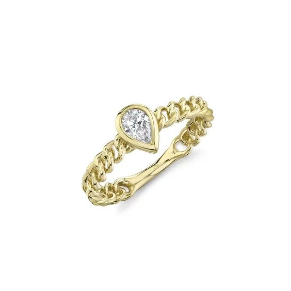 Chain Link Bezel Diamond Ring thumb image 1