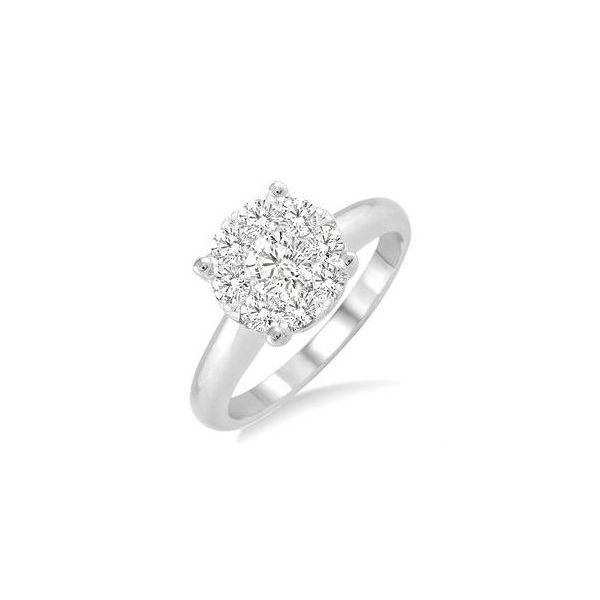 Cluster Diamond Engagement Ring Baxter's Fine Jewelry Warwick, RI
