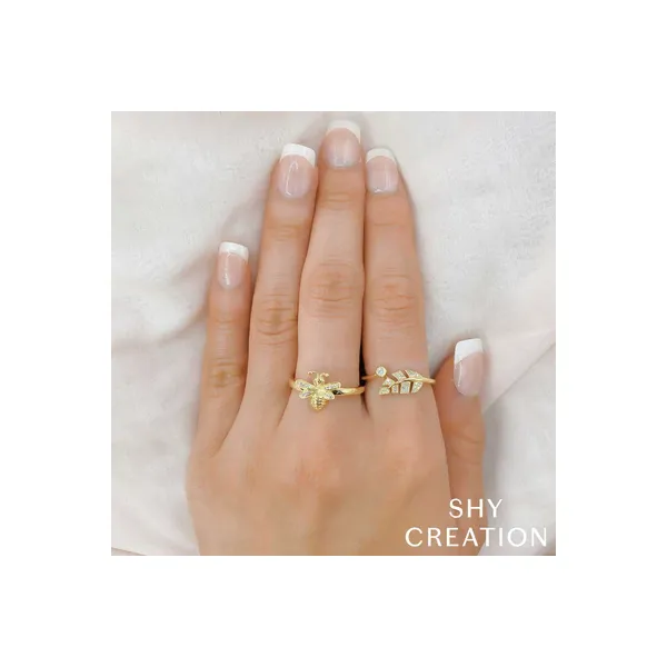 Diamond Bee Ring thumb image 2