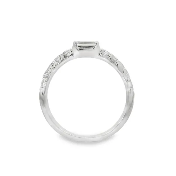 Emerald Diamond Band Image 4 Baxter's Fine Jewelry Warwick, RI