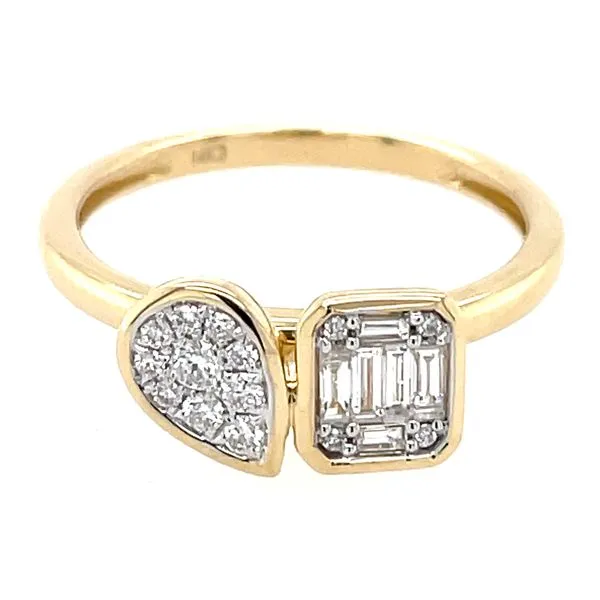Diamond Two Stone Cluster Ring Baxter's Fine Jewelry Warwick, RI