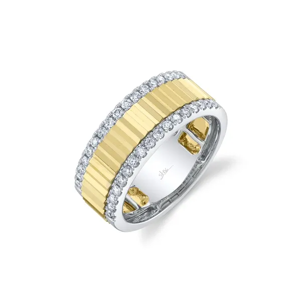 Ribbed Diamond Fashion Band Baxter's Fine Jewelry Warwick, RI