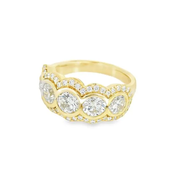 Five Stone Band Image 2 Baxter's Fine Jewelry Warwick, RI