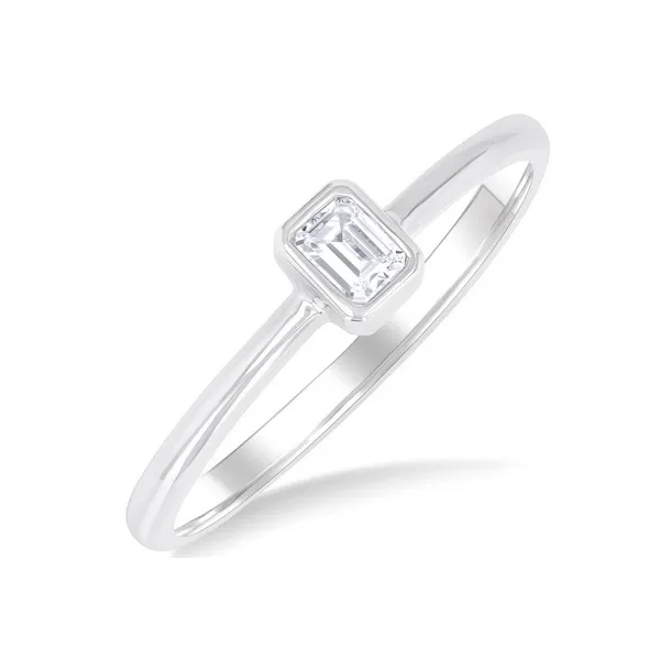 Emerald Cut Bezel Ring Baxter's Fine Jewelry Warwick, RI