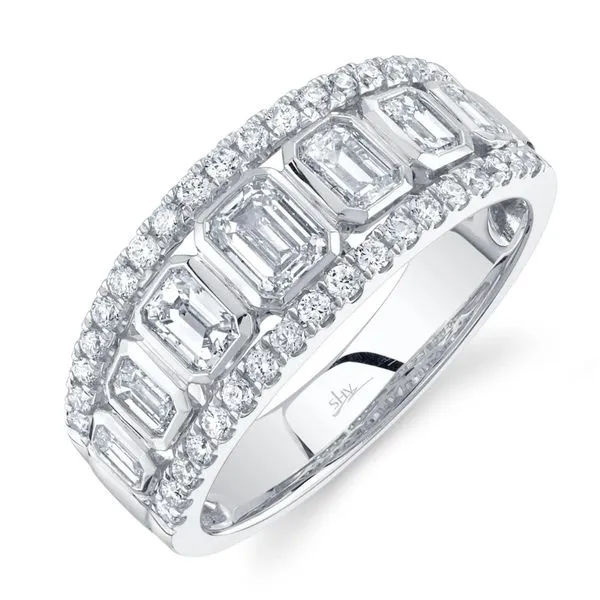 Bezel Mult-Row Diamond Ring