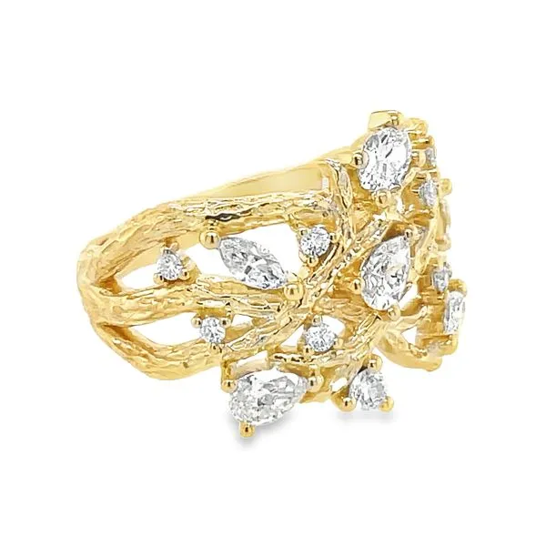 Diamond Branch Ring