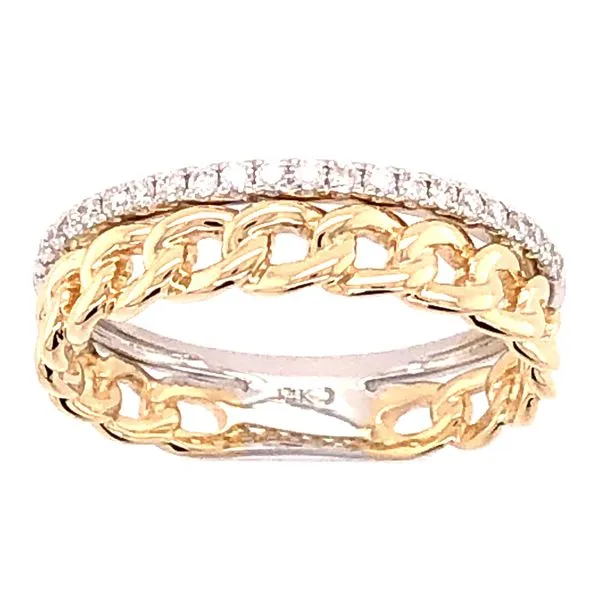Diamond Link Ring