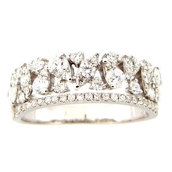 Mixed Cut Diamond Band