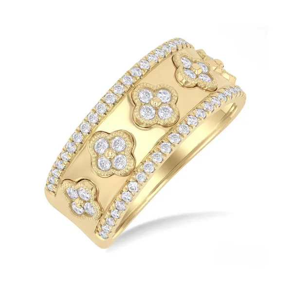 Clover Diamond Wide Band